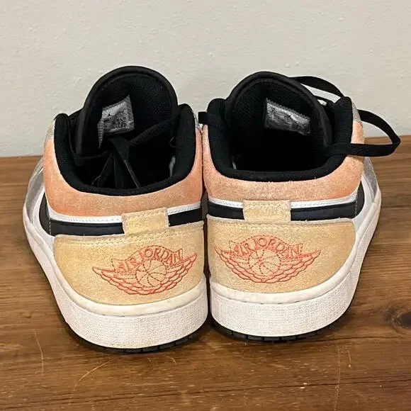 Air Jordan 1 Low SE Flight Club Men’s Size 9 Black Grey Suede Athletic Sneakers - Picture 3 of 11